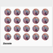 Muse on Pegasus by Redon Odilon (beste kwaliteit) Ronde Sticker (Vel)