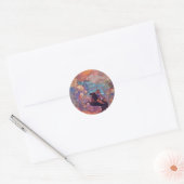 Muse on Pegasus by Redon Odilon (beste kwaliteit) Ronde Sticker (Envelop)