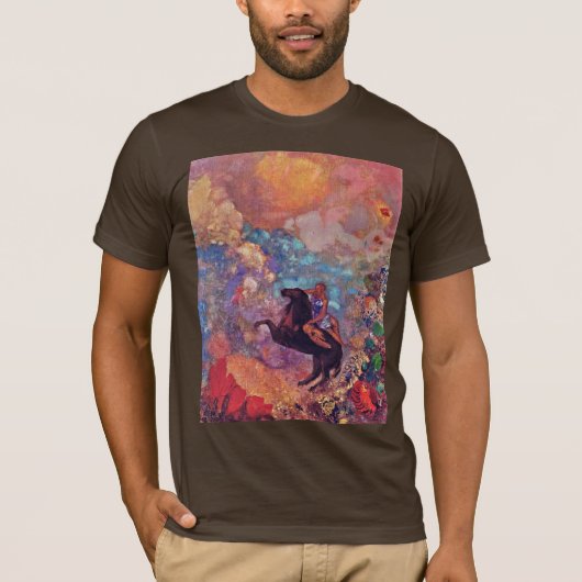 Muse on Pegasus by Redon Odilon (beste kwaliteit) T-shirt (Voorkant)