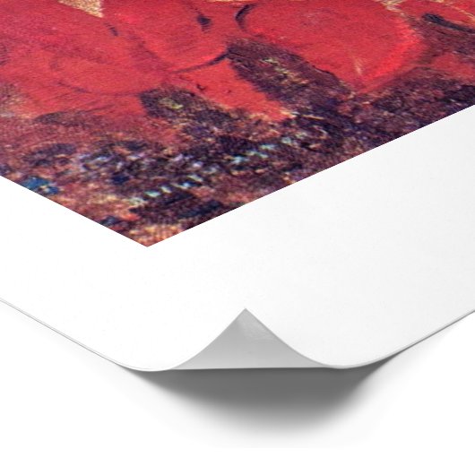 Muse on Pegasus door Bertrand-Jean Redon Poster (Hoek)