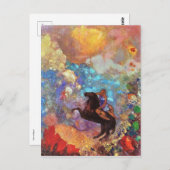 Muse on Pegasus Greek Mythology  Painting Briefkaart (Voorkant / Achterkant)