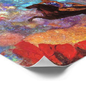 Muse on Pegasus Greek Mythology  Painting Poster (Hoek)