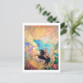Muse on Pegasus, Redon Briefkaart (Staand voorkant)