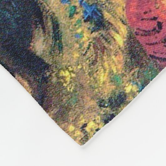 Muse on Pegasus, Redon Fleece Deken (Hoek)