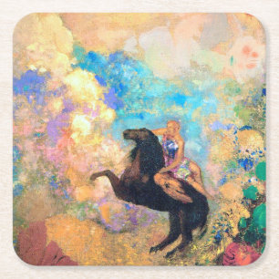 Muse on Pegasus, Redon Kartonnen Onderzetters