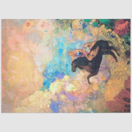 Muse on Pegasus, Redon Tissuepapier (Voorkant)