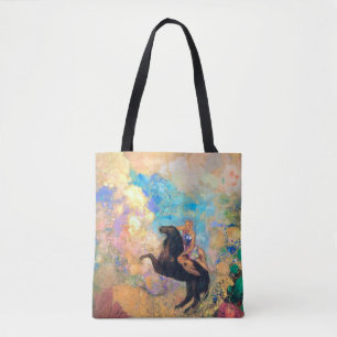 Muse on Pegasus, Redon Tote Bag