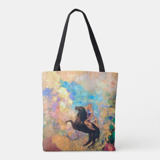 Muse on Pegasus, Redon Tote Bag (Achterkant)