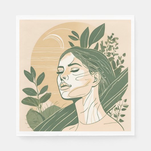 Muse - Standaard Luncheon papieren servetten (Voorkant)