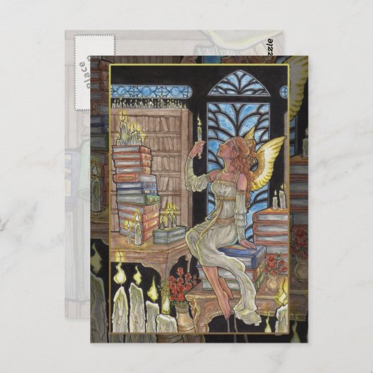 Muse van het onontdekte Briefkaart (Voorkant / Achterkant)