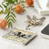 Musea -Bird-Sleutelhanger Sleutelhanger (Zijkant)