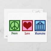 Musea voor vredesliefde briefkaart (Voorkant / Achterkant)