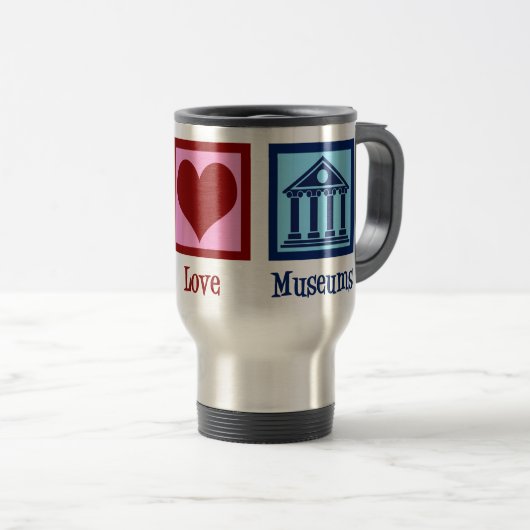 Musea voor vredesliefde reisbeker (Voorkant rechts)