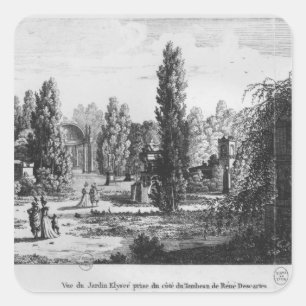 Musee des Monuments Francais, Parijs Vierkante Sticker