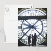 Museé d'Orsay Clock Briefkaart (Voorkant / Achterkant)