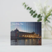 Musee d'Orsay Day to Night Timeslice - Parijs Briefkaart (Staand voorkant)