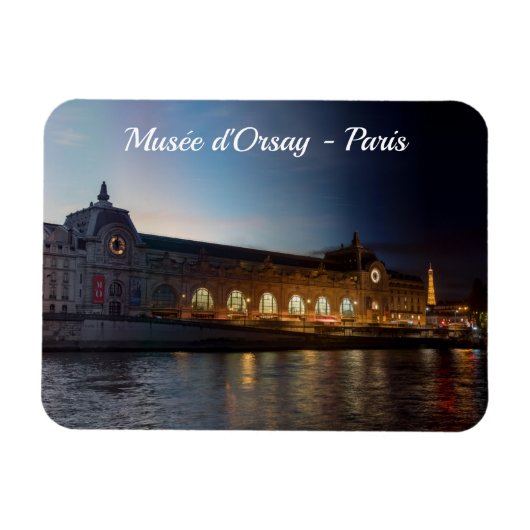 Musee d'Orsay Day to Night Transition - Parijs Magneet (Horizontaal)