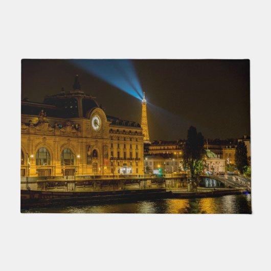 Musée d'Orsay in Parijs 's nachts Deurmat (Voorkant)