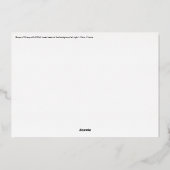 Musée d'Orsay in Parijs 's nachts Folie Feestdagenkaart (Achterkant)