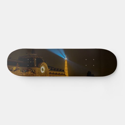Musée d'Orsay in Parijs 's nachts Persoonlijk Skateboard (Horizontaal)