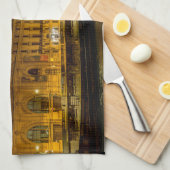 Musée d'Orsay in Parijs 's nachts Theedoek (Quarter Fold)