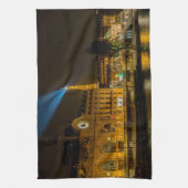 Musée d'Orsay in Parijs 's nachts Theedoek (Verticaal)