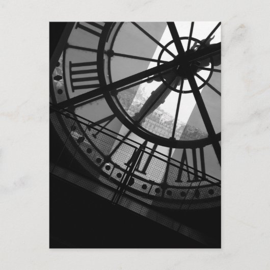 Musee d'Orsay Klok Briefkaart (Voorkant)