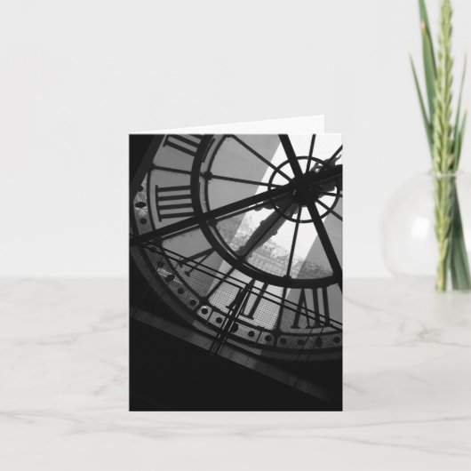 Musee d'Orsay Klok Kaart (Voorkant)