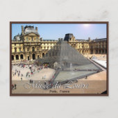 Musee du Louvre Briefkaart (Voorkant)