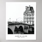 Musée du Louvre Paris | Fotografie, poster (Voorkant)