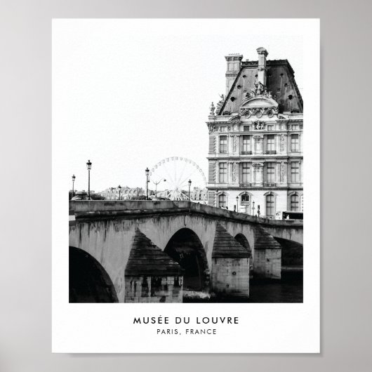 Musée du Louvre Paris | Fotografie, poster (Voorkant)