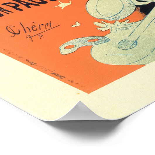 MUSEE GREVIN PARIS Jules Cheret Old French Theater Poster (Hoek)