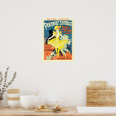 MUSEE GREVIN PARIS Jules Cheret Old French Theater Poster (Keuken)