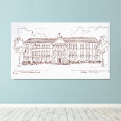 Museo Thyssen-Bornemisza | Madrid, Spanje Canvas Afdruk (Insitu (Houten vloer))