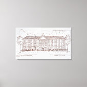 Museo Thyssen-Bornemisza | Madrid, Spanje Canvas Afdruk (Voorkant)