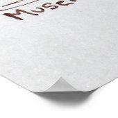 Museo Thyssen-Bornemisza | Madrid, Spanje Poster (Hoek)