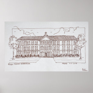 Museo Thyssen-Bornemisza   Madrid, Spanje Poster