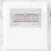 Museo Thyssen-Bornemisza | Madrid, Spanje Rechthoekige Sticker (Tas)