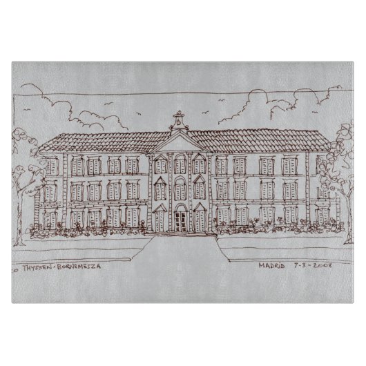 Museo Thyssen-Bornemisza | Madrid, Spanje Snijplank (Voorkant)