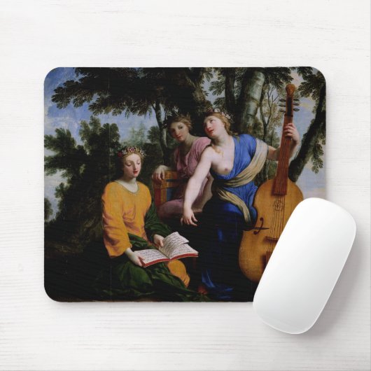 Muses Melpomene, Erato en Polymnia, 1652-55 Muismat (Met muis)