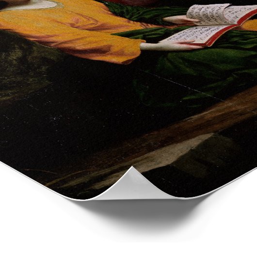 Muses Melpomene, Erato en Polymnia, 1652-55 Poster (Hoek)