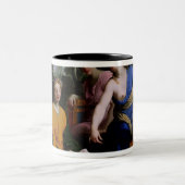 Muses Melpomene, Erato en Polymnia, 1652-55 Tweekleurige Koffiemok (Center)