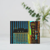 Muses voor North Beach Hotel Briefkaart (Staand voorkant)