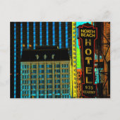 Muses voor North Beach Hotel Briefkaart (Voorkant)