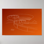 Museu de Arte Contemporânea de Niterói (MAC Nit) Poster (Voorkant)