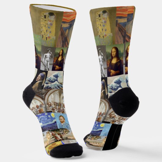 Museum Art Socks Enchanced Crew Socks  Sokken (Gebogen)