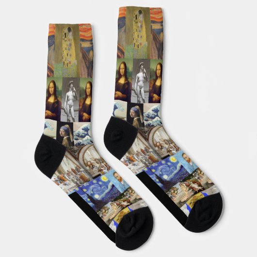 Museum Art Socks Enchanced Crew Socks  Sokken (Rechts)