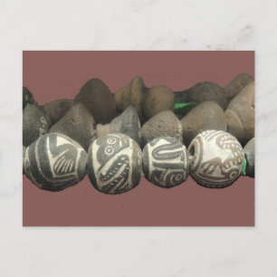 Museum Beads uit Ecuador Briefkaart
