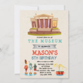 Museum Birthday Uitnodiging (Voorkant)