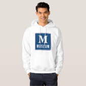 Museum Bord Heren Hoodie (Voorkant volledig)